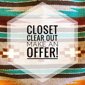 Help me clear my closet!